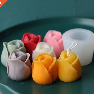 Wax Tulip Reusable Molds Soap Aroma Candles Mold made Hand