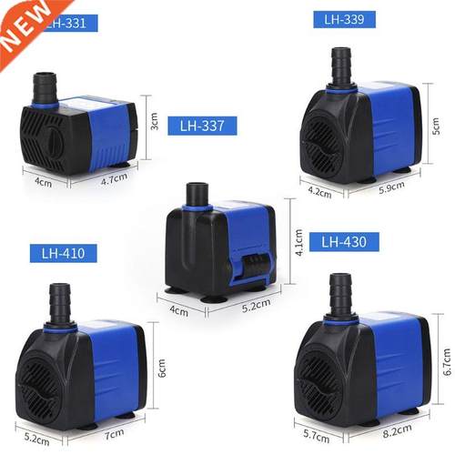 EU Plug 220-240V Submersible Water Fountain Pump Filter Aqua