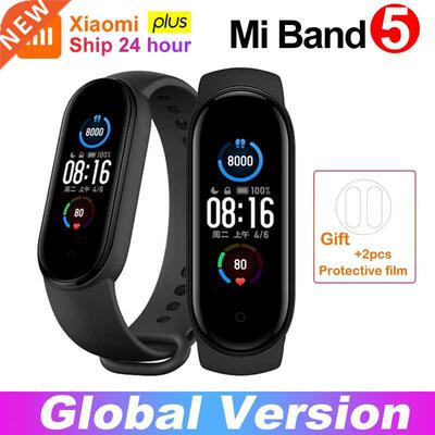 Global Xiaomi Mi Band 5 Smart Bracelet 1: 1 Large AMOLED Scr