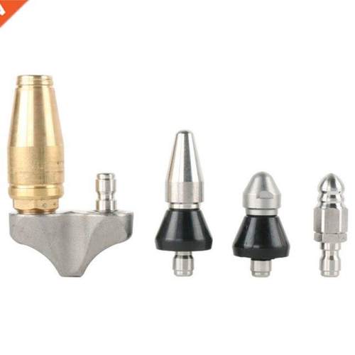 (4 Nozzles Per Lot) High Pressure Sewer Drain Cleaning Nozzl