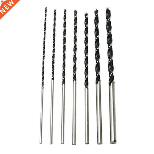 7pcs 300mm Hex Shank Extra Long High Carbon Steel Three Poin