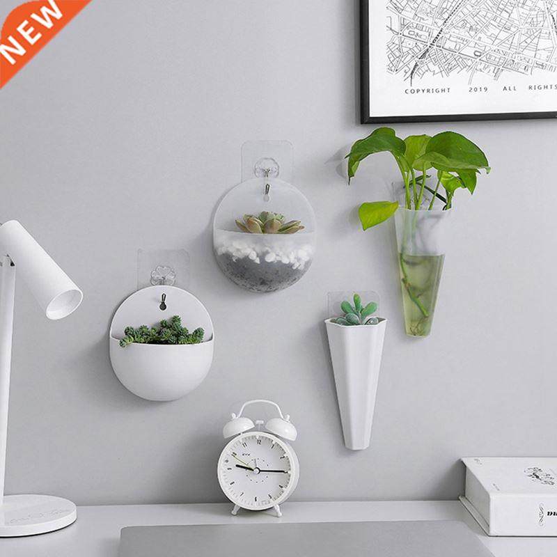 New Creative Wall Mounted Flower Planter Pot Plastic Plant