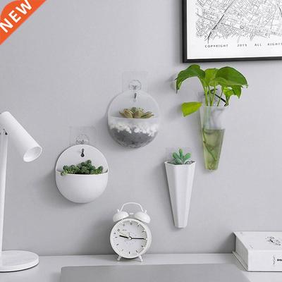 New Creative Wall Mounted Flower Planter Pot Plastic Plant