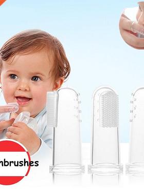 Infant Deciduous Tooth Brush Baby Kids Silicone Finger Toot