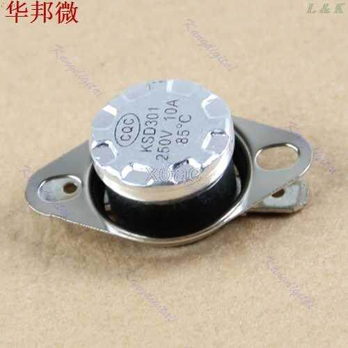 85 Celsius Normal Close NC Temperature Controlled Switch The