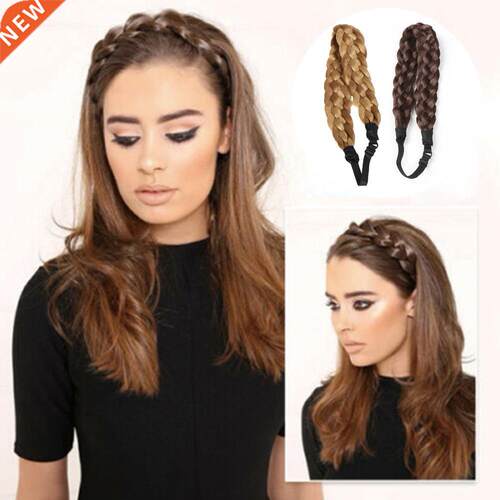 Synthetic Wig Twist Hair Bands Fashion Wedding Bride Elastic
