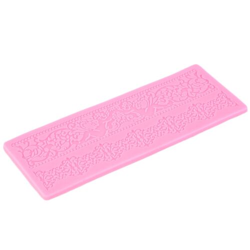1Pc Lace Silicone Fondant Embossing Mold Cake Gum Paste Deco