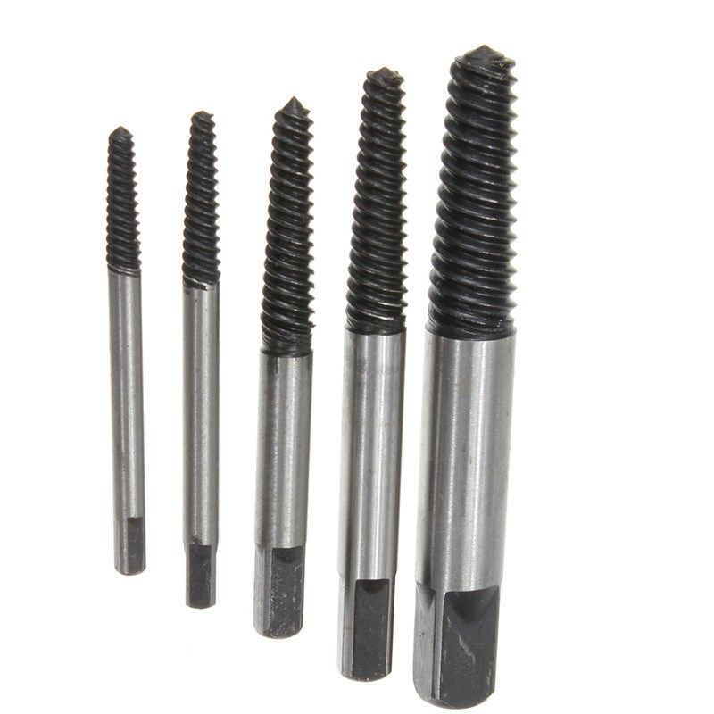5Pcs M3-M18 Steel Broken Speed Out Damaged Screw Extractor D