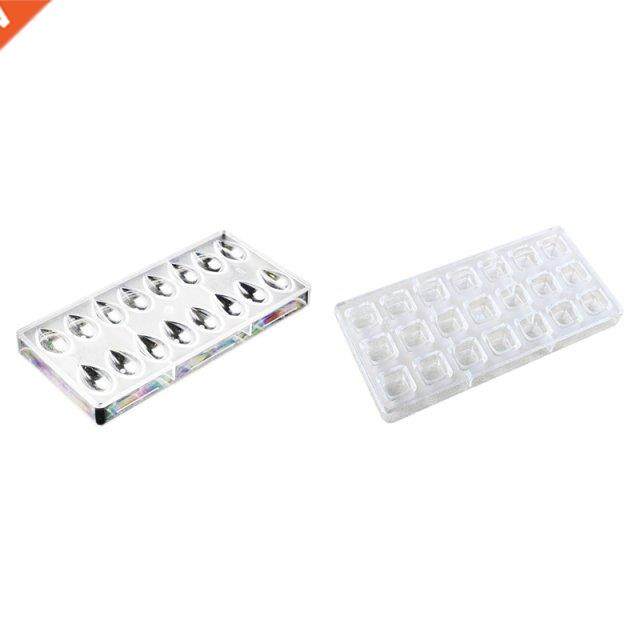 2 Pcs Chocolate Mold 3D Food Chocolate Mould Kitchen Tools B