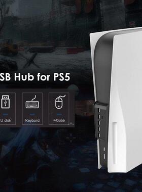 6 in 1 USB Splitter Expander Hub with 5 USB A + 1 USB C Port