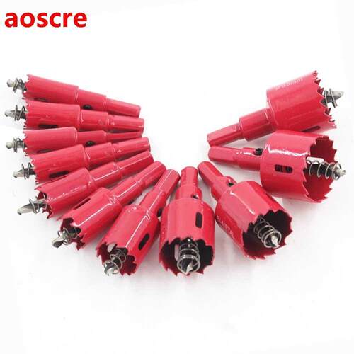 11pcs 16-53mm Bi-Metal M42 Woodworking Metal PVC Plastic Pla