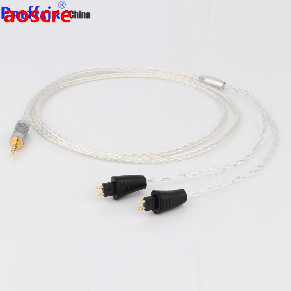 Preffair 8 Core Silver Plated OCC Earphone Cable For FOSTEX