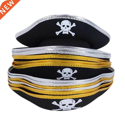 Print Skull Children / ult Pirate Hat Cosplay Costume Cap