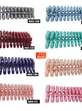 120pcs Fake Short Pointed Coffin False Nail Tips Stiletto