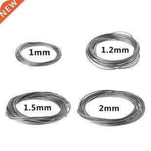 Rope 304 Lifting Fishing Soft Wire Steel Stainless New