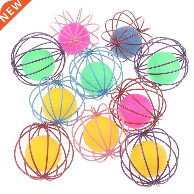 1Pcs Cat Plastic Interactive Toy Small Bell Mouse Cage Toys