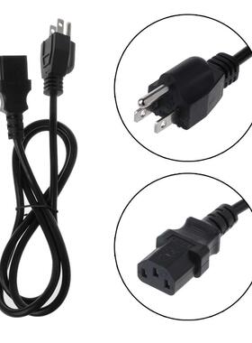 US Plug 3-Pin AC Power Cord Cable Cable Wire 1.2m For AC Ada