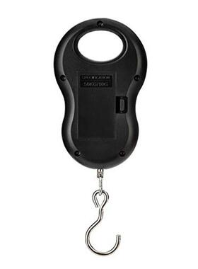 Black Electronic 50Kg 10g Hanging Scale LCD Digital Scale Ba