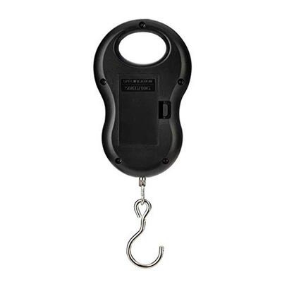 Black Electronic 50Kg 10g Hanging Scale LCD Digital Scale Ba