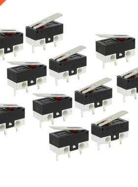 11NC SPDT Momentary Long Hinge Lever Micro Switches AC 1