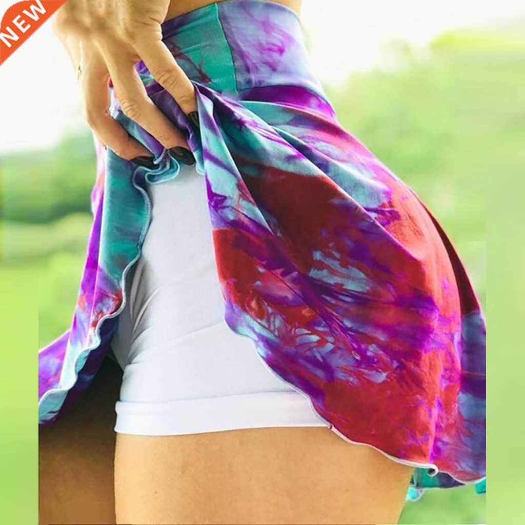 Sport Shorts Skirts Woen Running Fitness Fake Two Piece Tro