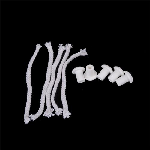 5Pcs/set Ceramic Holders Torch Wine Lamp Fiber Glass Heat-Re