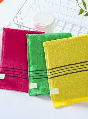 1/4pcs Double-sided Towel Korean Exfoliating Bath Washcloth