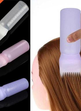 Empty Hair Dye Bottle With Applicator Brush Dispensing Salon