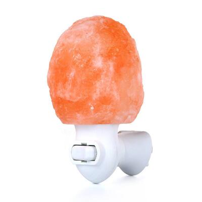 Himalayan Warm white Salt Lamp Natural Crystal Hand Carved N