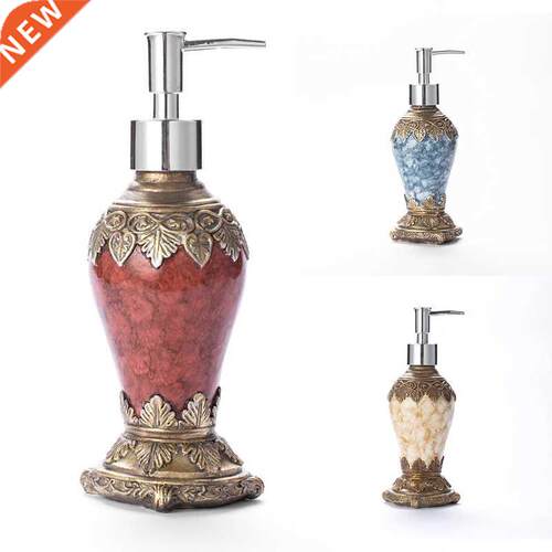 Retro Agate White Soap Dispenser with Proof Pump,Refillable