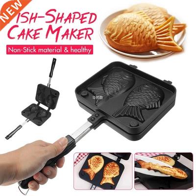 Home Japanese Non-Stick Taiyaki Fish-Shaped Bakeware Waffle