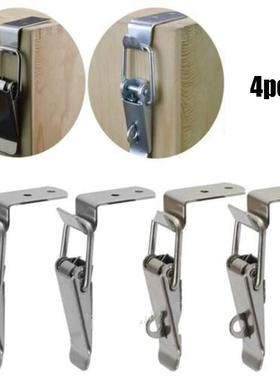 4pcs 90&deg; Stainless Steel Spring Loed Draw Toggle Lat