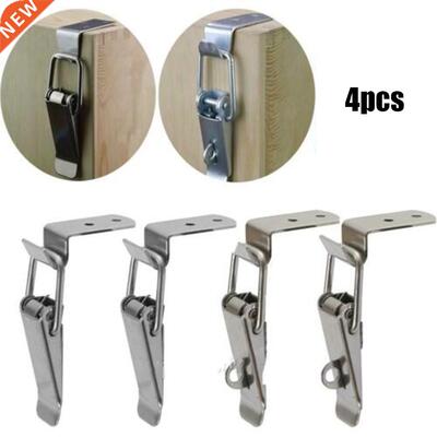 4pcs 90&deg; Stainless Steel Spring Loed Draw Toggle Lat