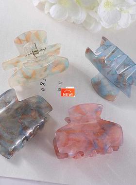 Hair Claw Clips Barrette Clamp Jelly Colors Acrylic Ponytail