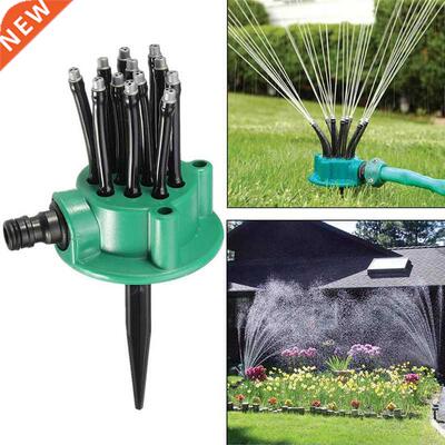 Lawn Garden Irrigation Sprinkler Adjustable Trigeminal Nozzl