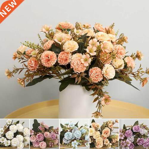 30cm Artificial Carnation Flowers Mother's Day Silk Dry