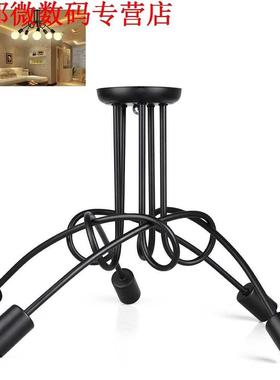 Vintage Industriële Loft Kroonluchter Plafondlamp Met 5