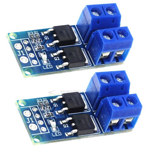 2 Pieces 15A 400W DC 5V-36V Large Power Mosfet MOS FET Trigg