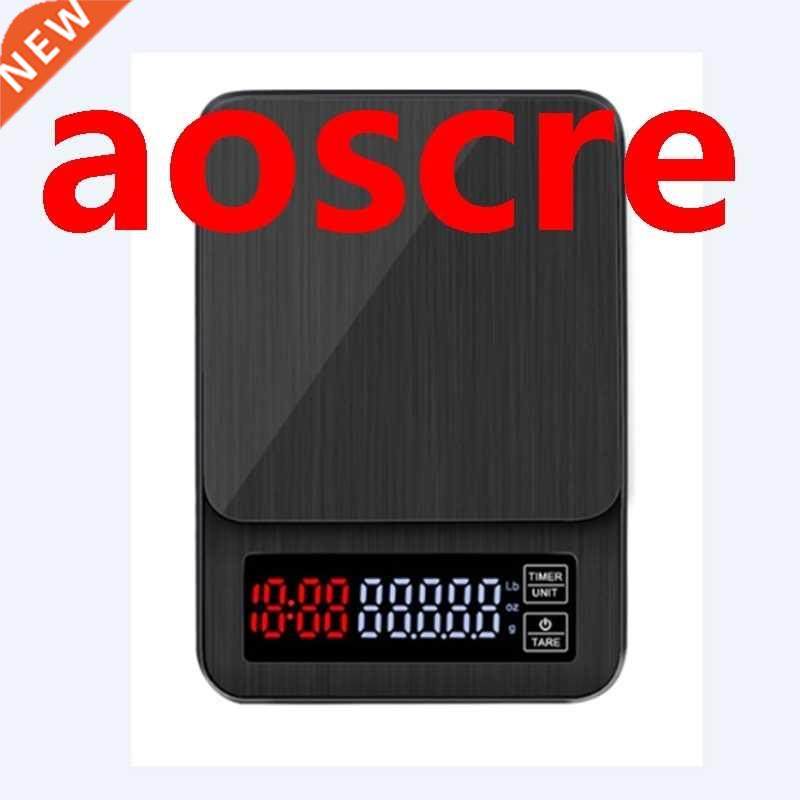 10kg 1g LCD Digital Electronic Drip Coffee Scale with Timer