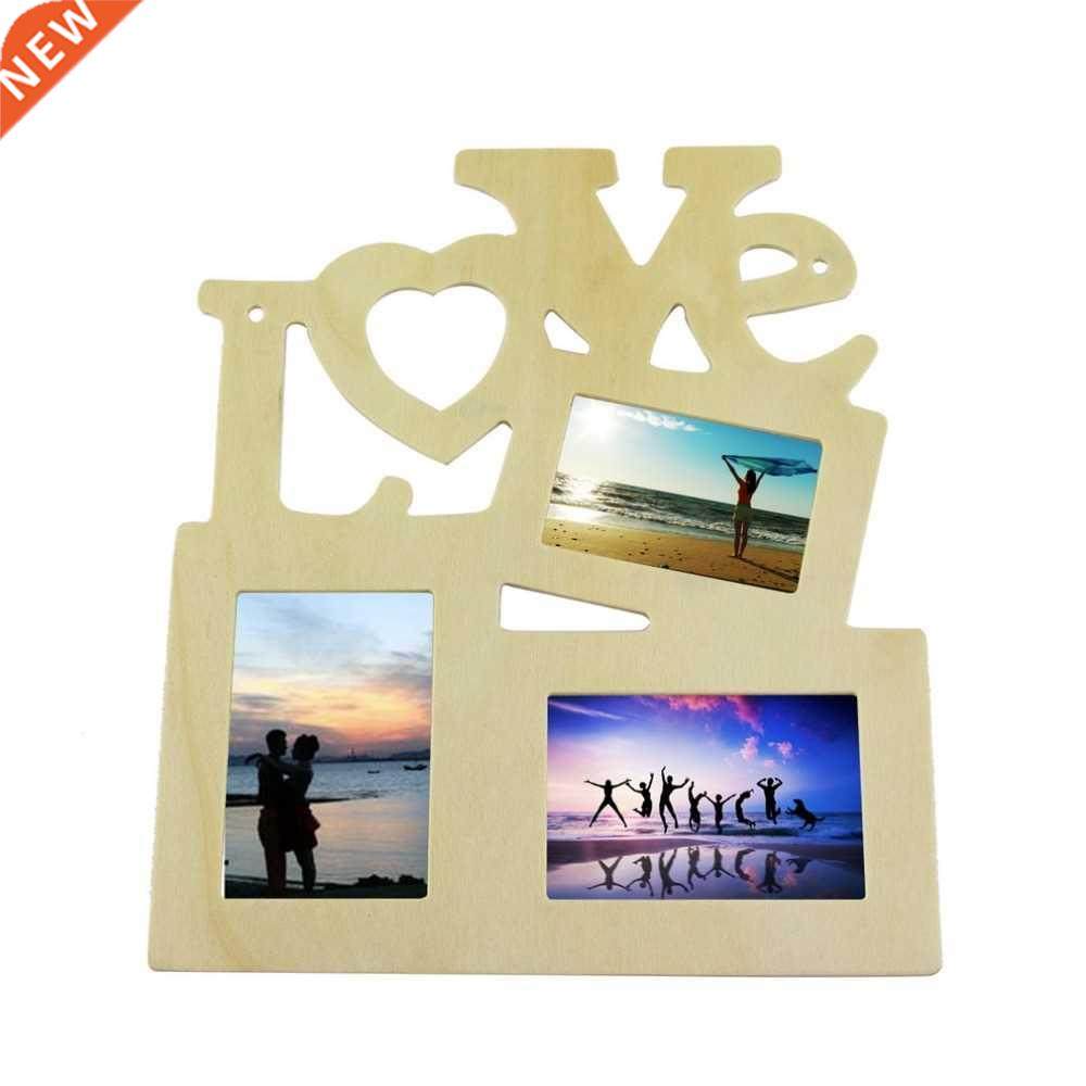 Home Decor Wooden Photo Album Frame DIY Craft Photo Frame Ho