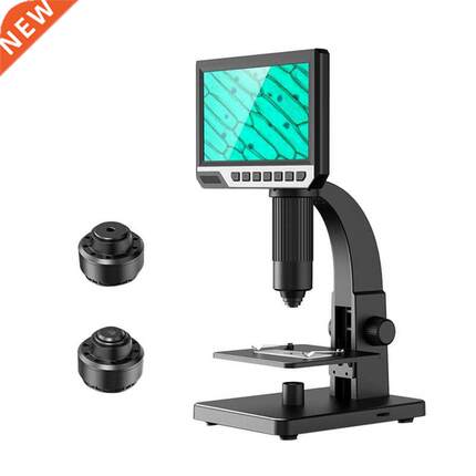 500X-2000X 12MP Digital Microscope with 7"" Screen