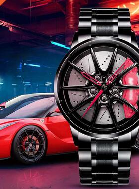 NEKTOM Wheel Rim Hub Watches Men Custom Design Sport Car Ri