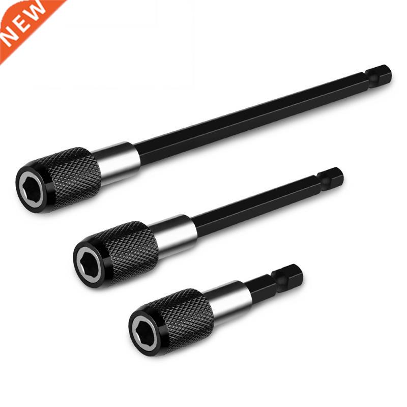 3 Pcs 1/4 Inch Hex Shank Quick Release Socket Screwdriver Ho