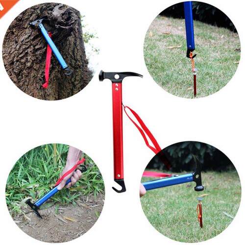 Outdoor Climbing Hammer Aluminum Alloy Safety Camping Tent C