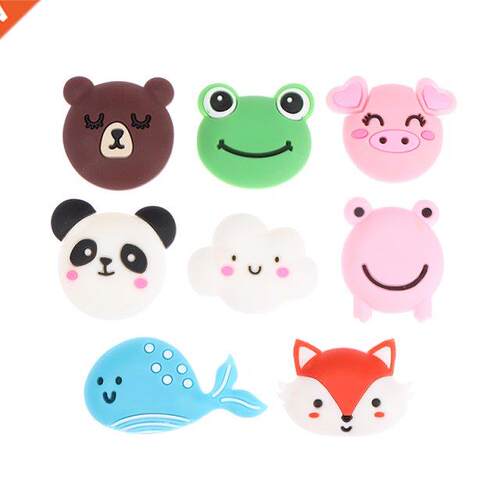 4pc Ctoon Silicone Wall Protector Door Handle Bumper Gud