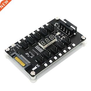 12V 3/4 Pin PC Cooling Cooler Fan Regulator Splitter Compute