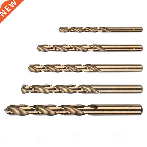 5 Pieces HSS Drill Bit 1mm 2mm 3mm 4mm 5mm HSS CO M35 Cobalt