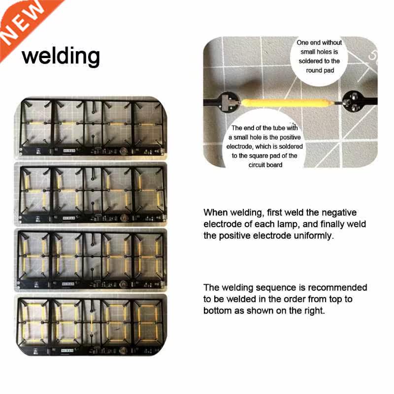 LED Glowing Creative Clock Silent Modern Home Nordic Decor C