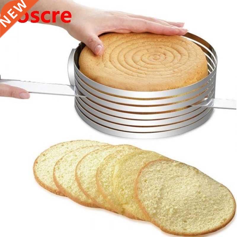 Adjustable Round Bread Cake Cutter Slcer Stanless Steel Ca