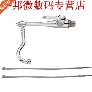 Elegant lever faucet with white handle Washbasin Sink Faucet